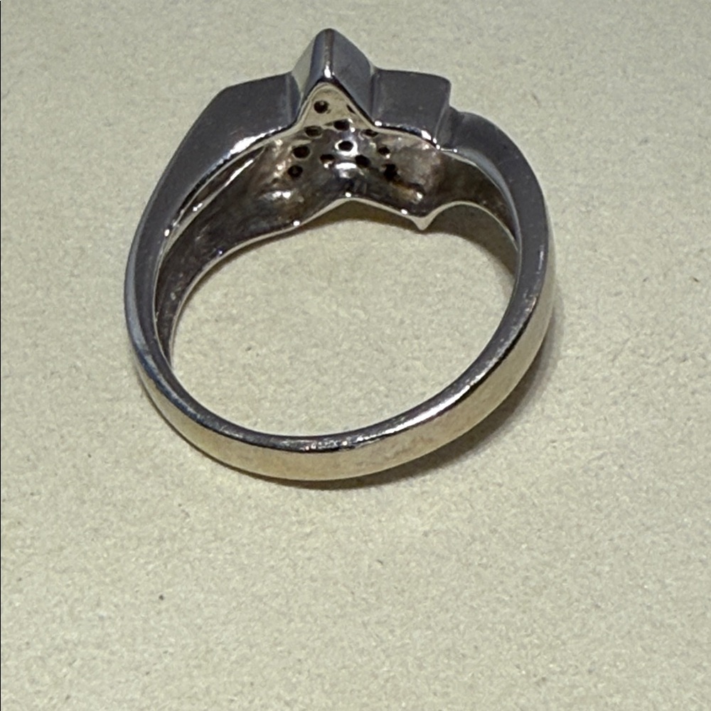 Star diamond ring 18k gold - Picture 8 of 13